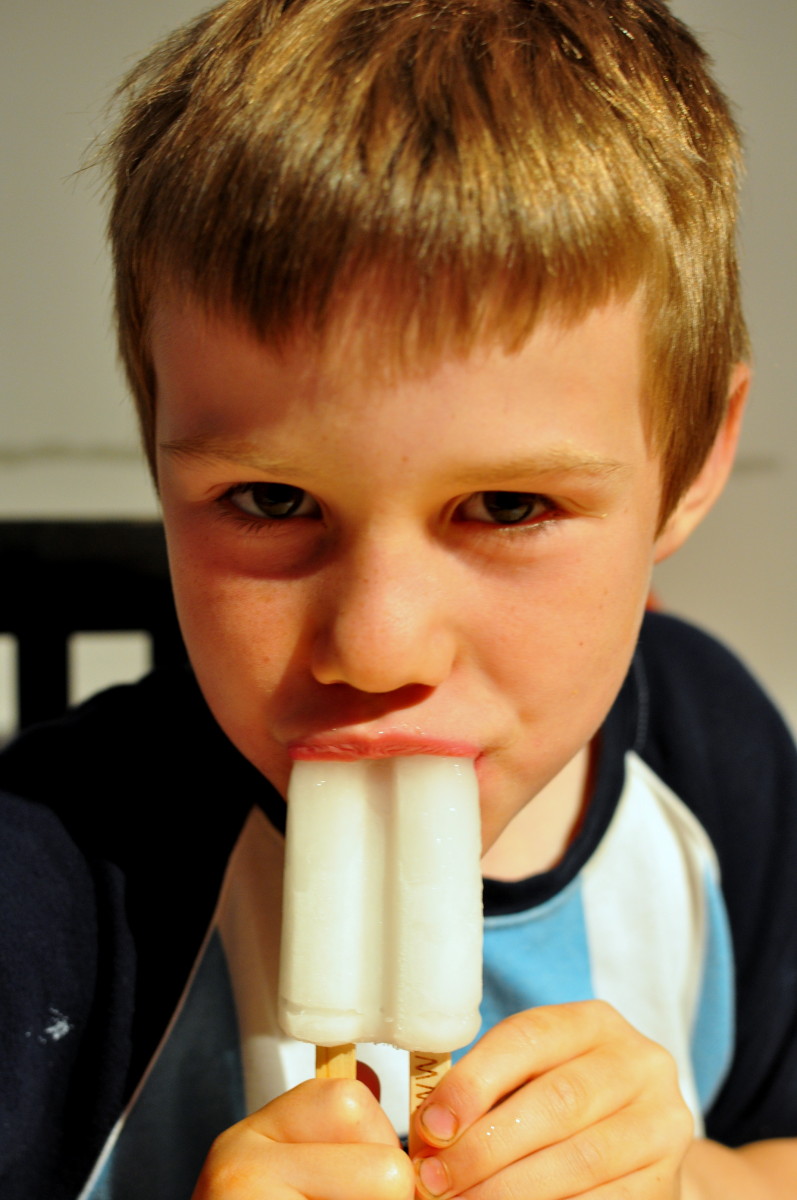 Boy With Popsicle