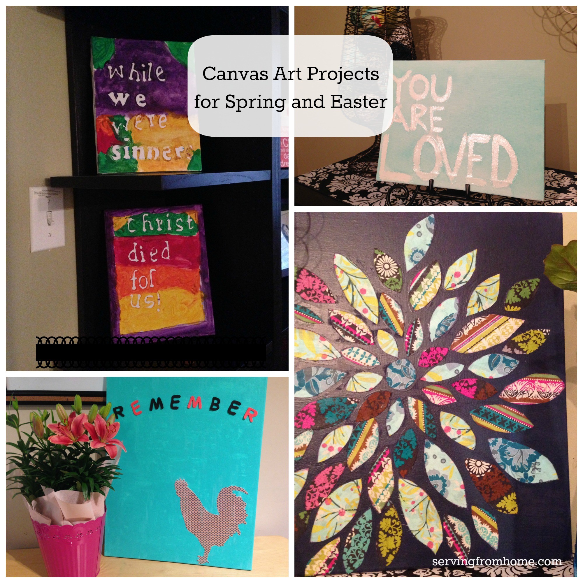 much for nursing home how Spring Canvas  Projects Home Easter for From and Serving  Art