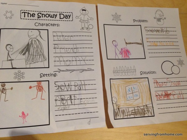 the snowy day story